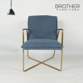 Hot Sale metal frame steel arm chair modern